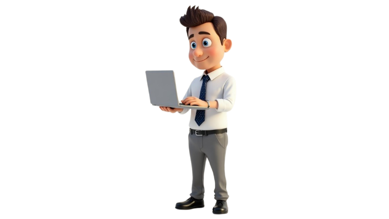Customer support character