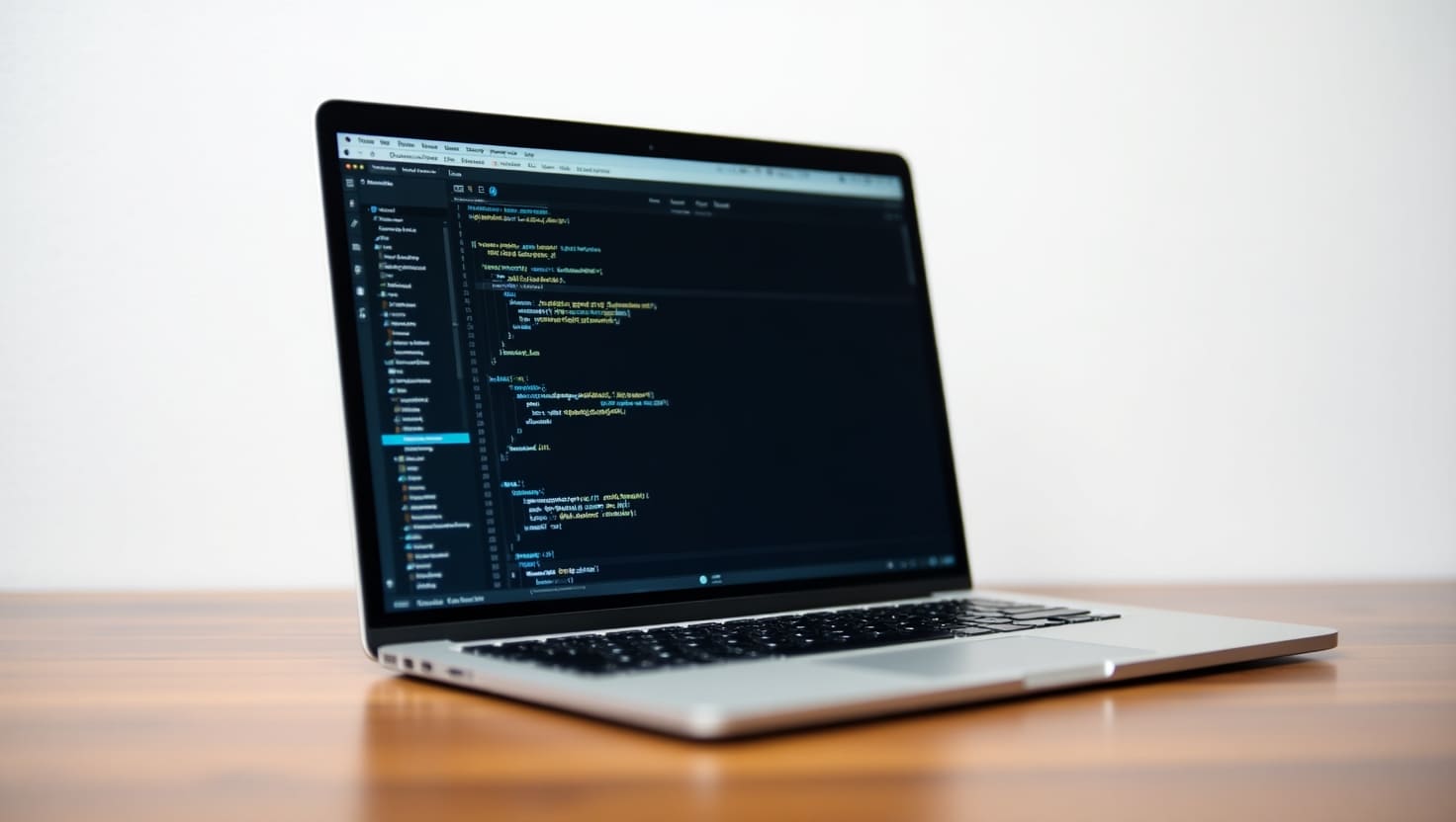 Laptop Coding Screen
