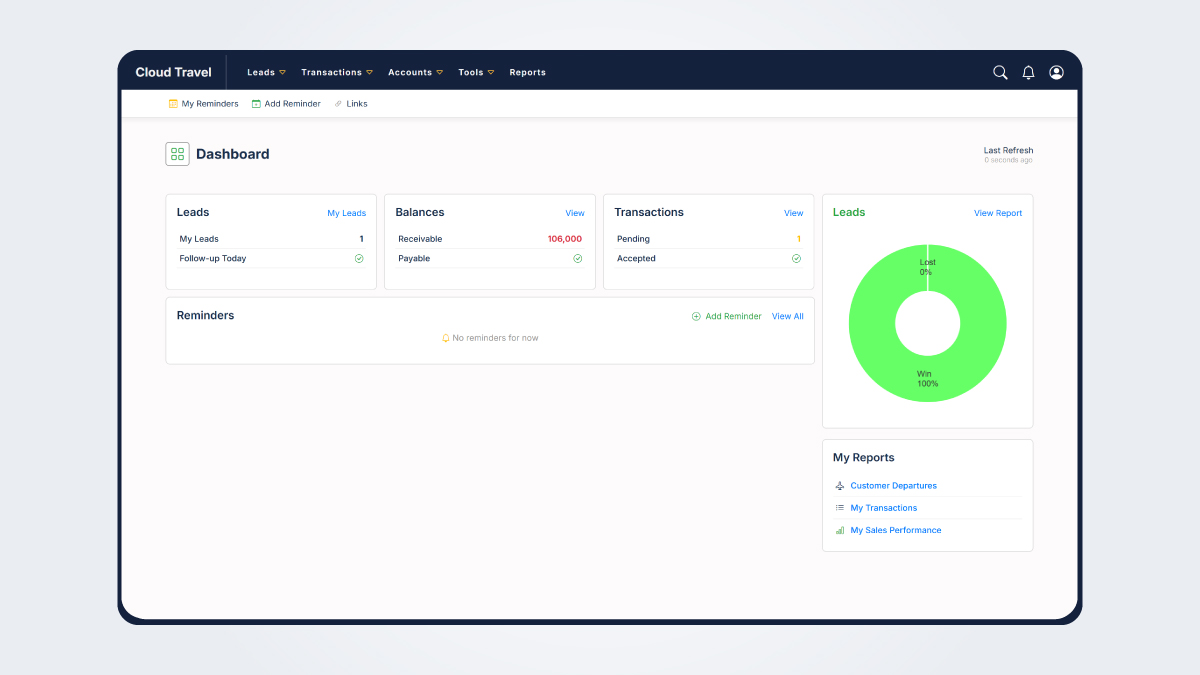 Travel CRM and Accounting